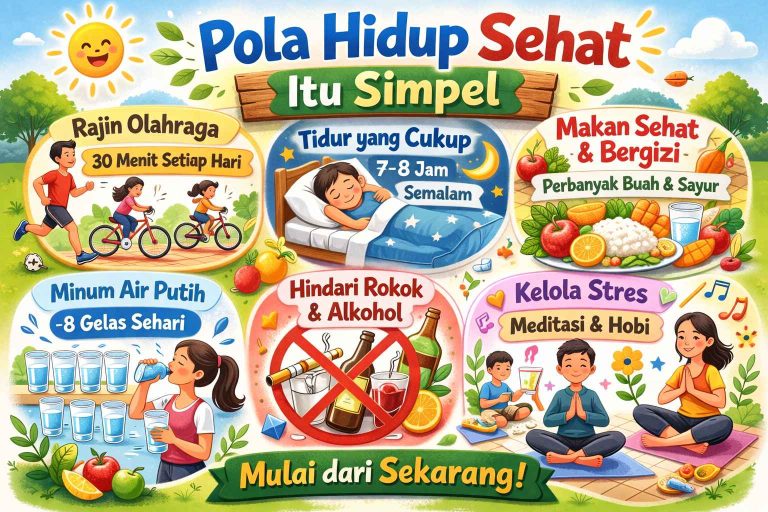 🌿 Pola Hidup Sehat Itu Simpel (Kalau Tahu Caranya!)